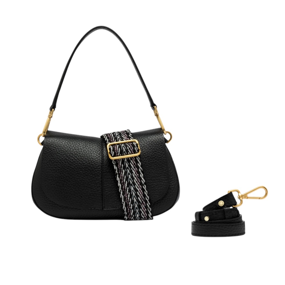 Bolso hombro negro Gianni Chiarini Helena 11088