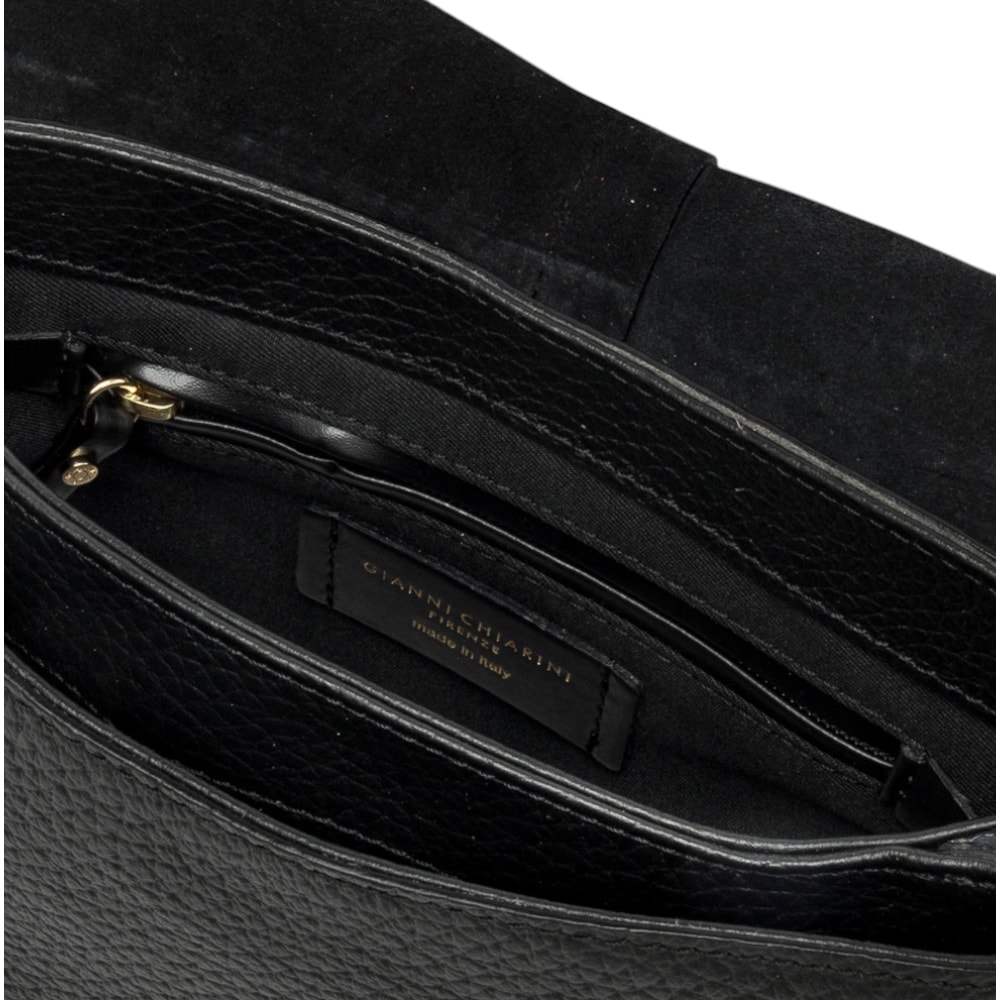 Bolso negro piel detalle asa Gianni Chiarini | Carrilé foto 4