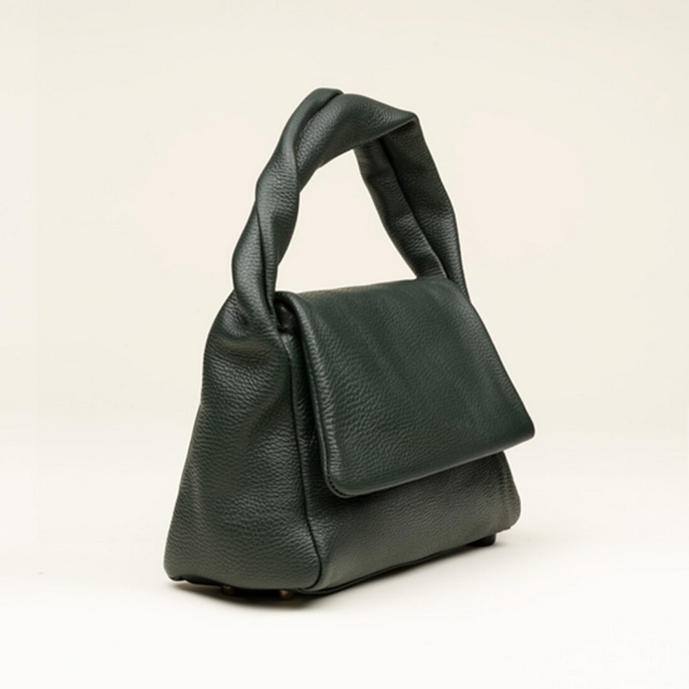 Bolso asa verde piel Gaimo – Sofisticación casual foto 3