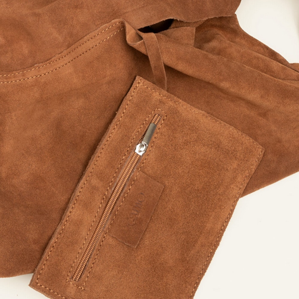 Bolso serraje cuero Gaimo – Estilo natural y funcional foto 3