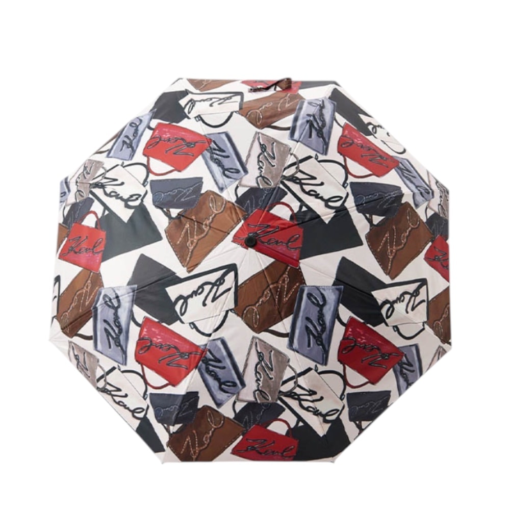 Paraguas plegable multicolor Karl Lagerfeld | Carrilé foto 2
