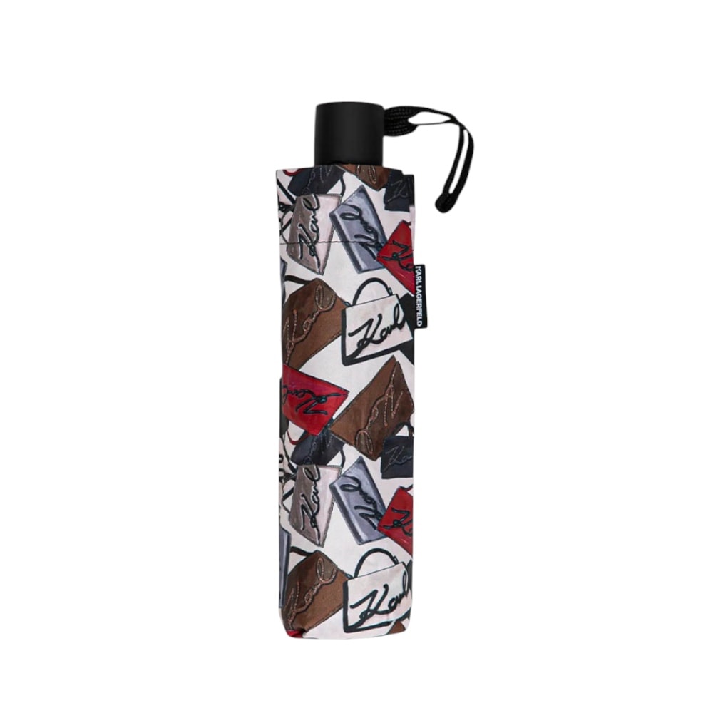 Paraguas plegable multicolor Karl Lagerfeld | Carrilé foto 4