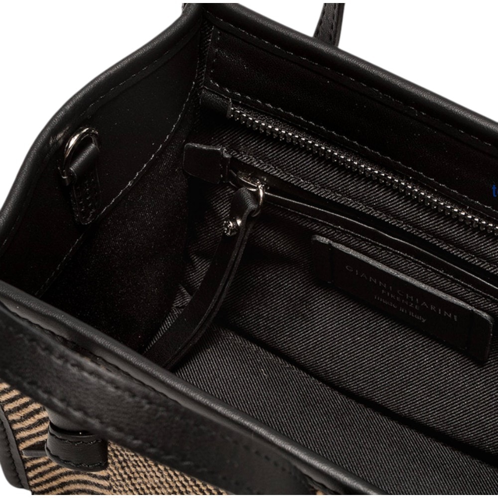 Bolso negro piel espiga Gianni Chiarini | Gallery Carrilé foto 3