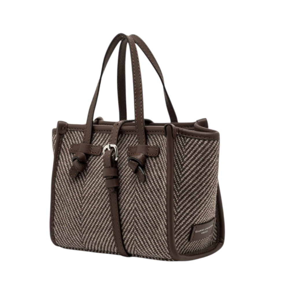 Bolso marrón piel espiga asa Gianni Chiarini | Gallery Carrilé foto 2