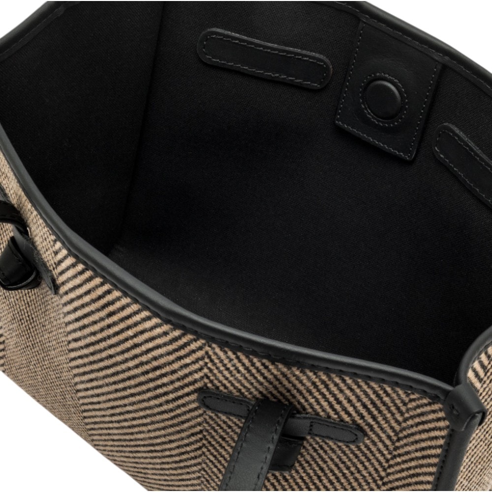 Bolso negro piel espiga asa Gianni Chiarini | Gallery Carrilé foto 3