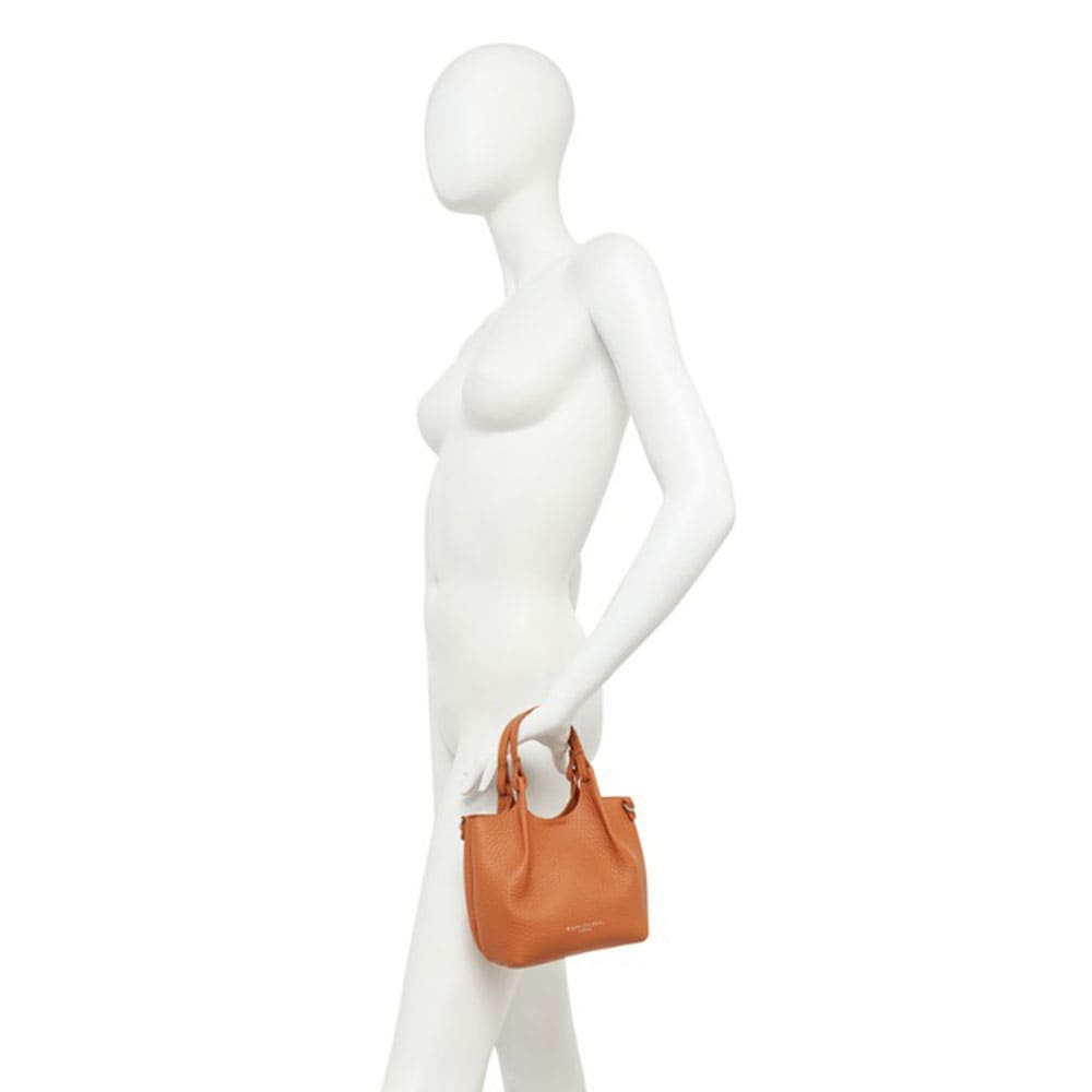 Bolso piel bandolera naranja Gianni Chiarini  foto 2