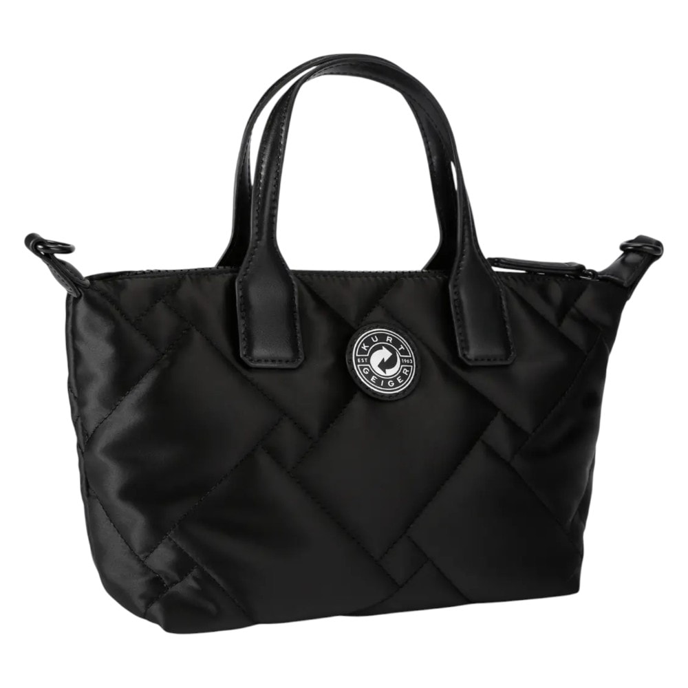 Bolso mini shopper asa negro Kurt Geiger foto 4