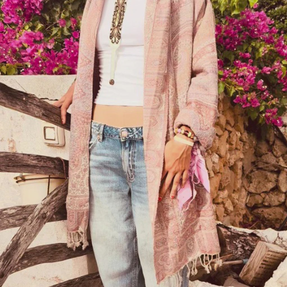 Chaqueta mujer suave rosa – Poc a Poc foto 4