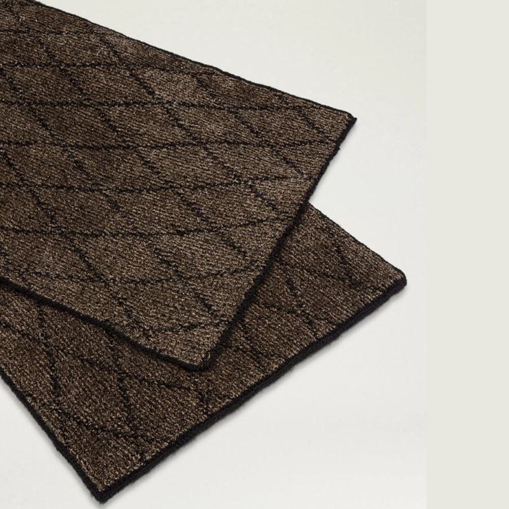 Bufanda mujer beige negro – Momoní foto 2