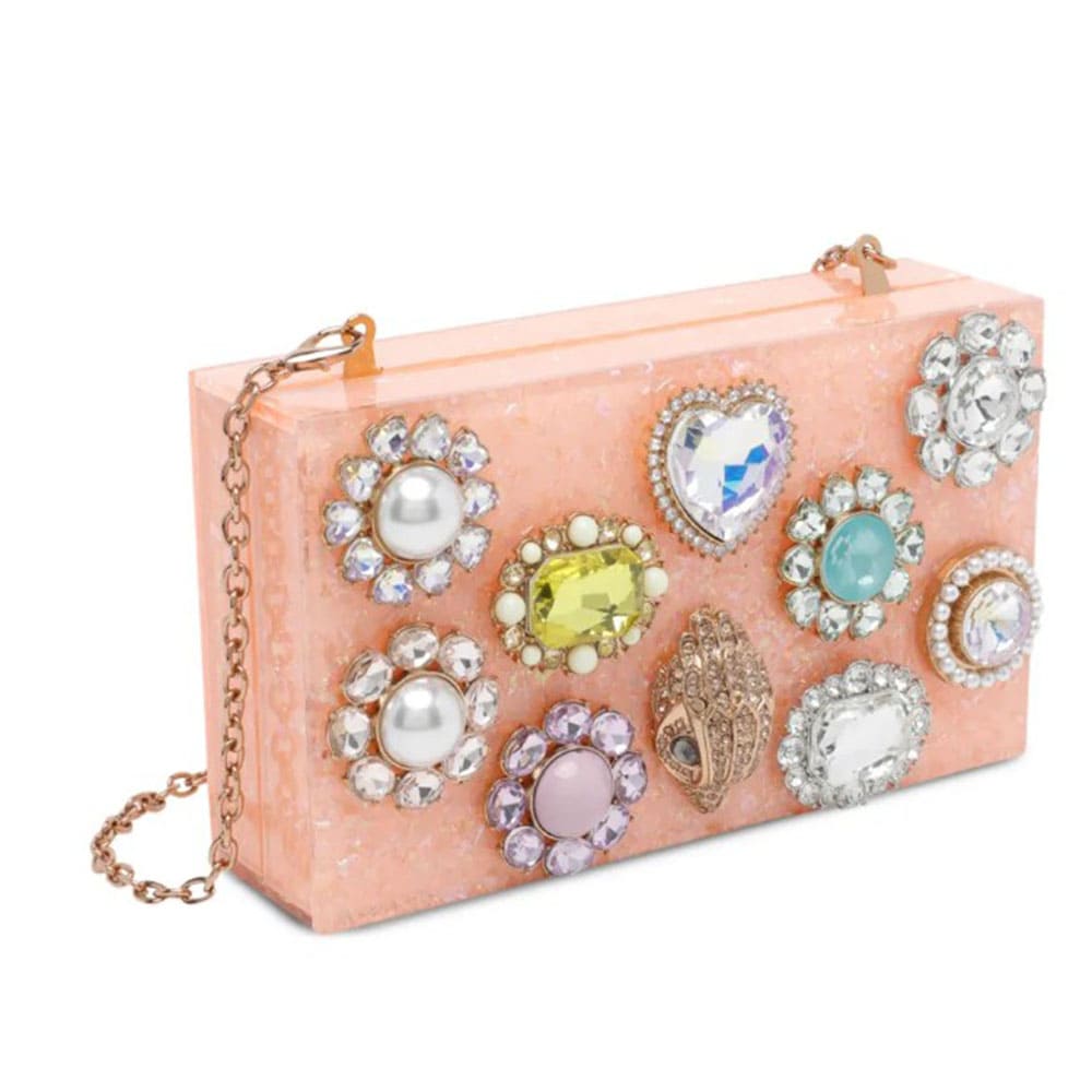 Cartera fiesta cadena con apliques joya Kurt Geiger foto 3