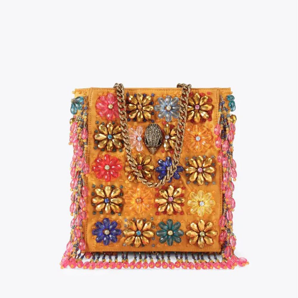 Bolso cadena flores y cristales Kurt Geiger 5391869999