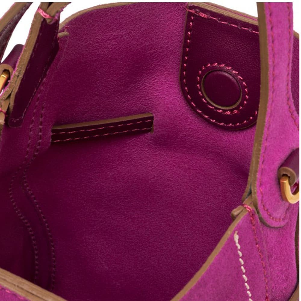 Bolso piel bandolera carmín Gianni Chiarini – original y atrevido foto 3