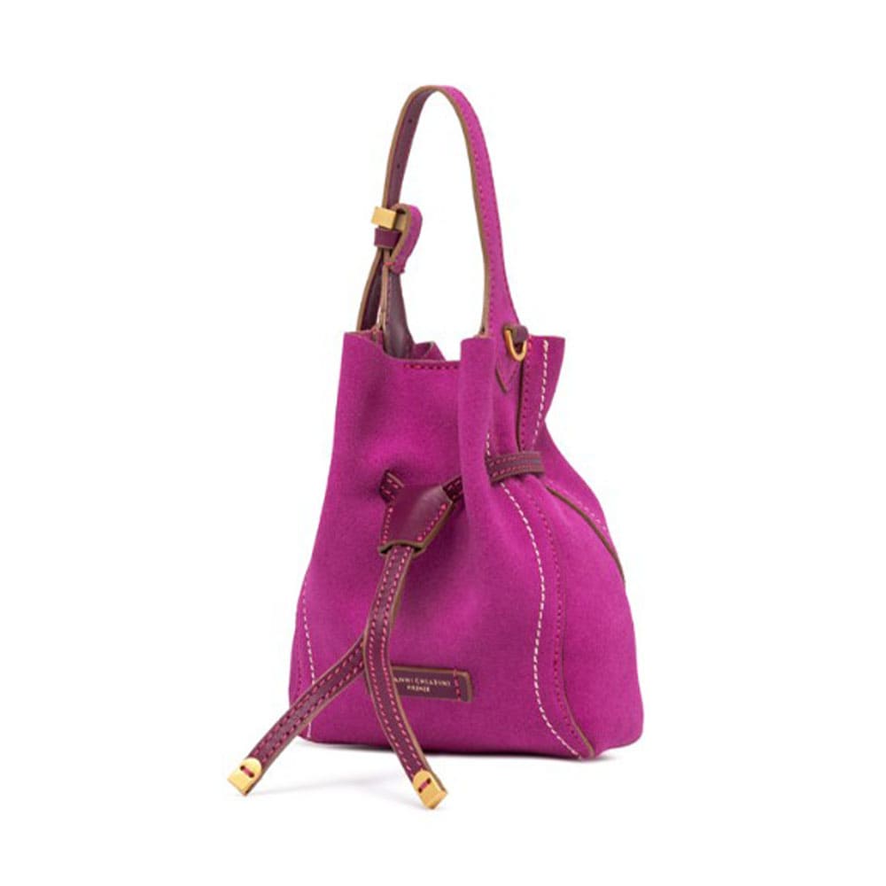 Bolso piel bandolera carmín Gianni Chiarini – original y atrevido foto 4