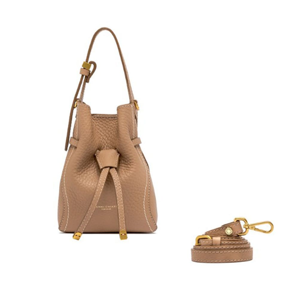Bolso camel piel bandolera Gianni Chiarini Sienna BS 11785