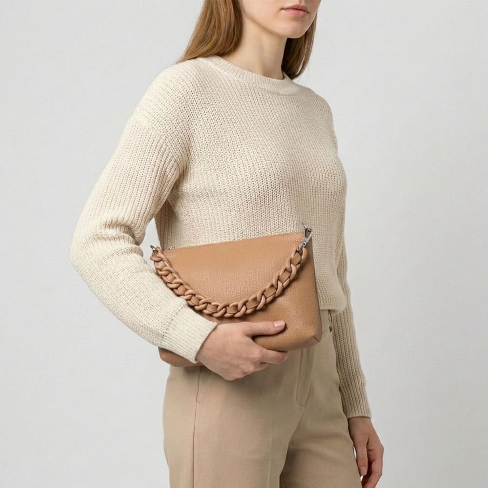 Bolso piel bandolera Gianni Chiarini cuero – elegante y versátil foto 2