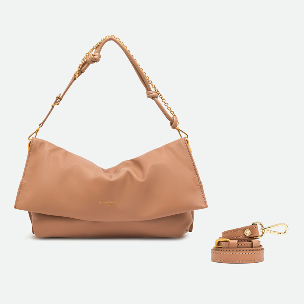 Bolso piel nude solapa Gianni Chiarini | Bolso elegante mujer foto 2