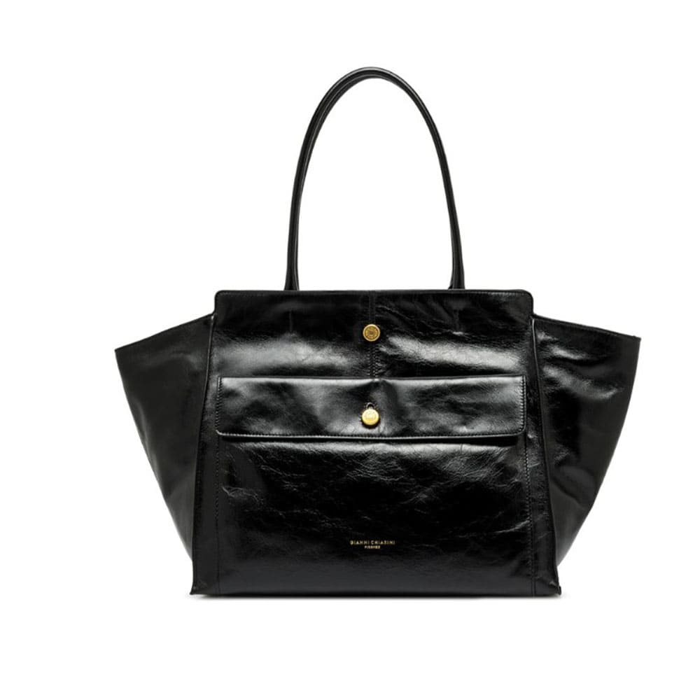 Bolso piel negro asa Gianni Chiarini Cher BS 11936