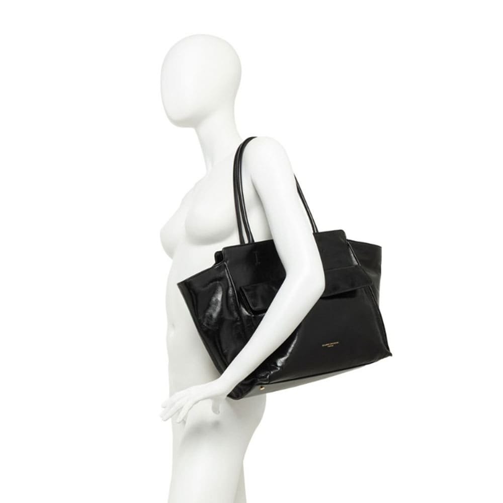 Bolso negro piel mujer elegante – Gianni Chiarini foto 2