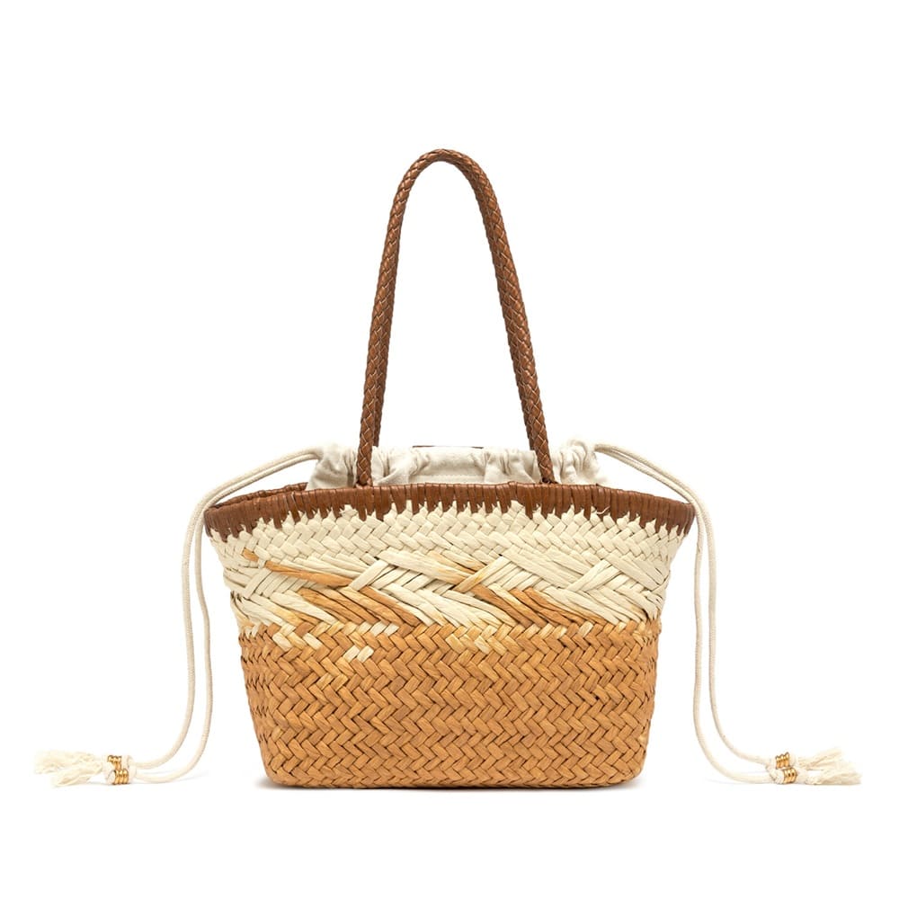 Bolso capazo paja Gianni Chiarini elegante y veraniego foto 3