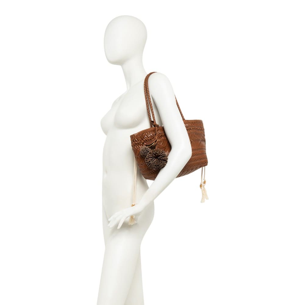 Bolso cuero piel trenzado Gianni Chiarini elegante foto 2