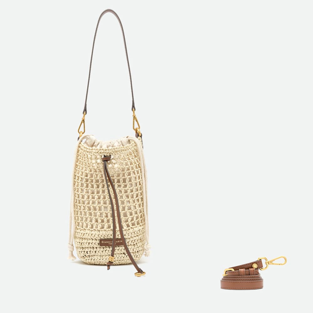 Bolso rafia hombro y correa Gianni Chiarini | Bolso verano mujer foto 2