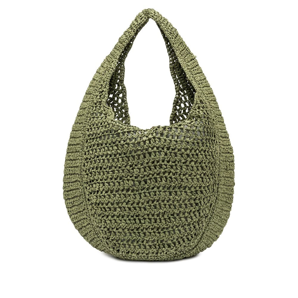 Bolso crochet verde asa Gianni Chiarini elegante foto 3