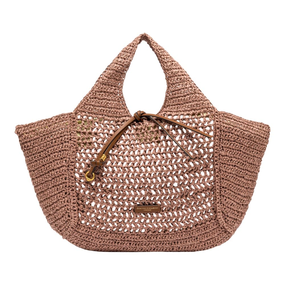 Bolso rosa crochet asas Gianni Chiarini Nefeli Bs 11953