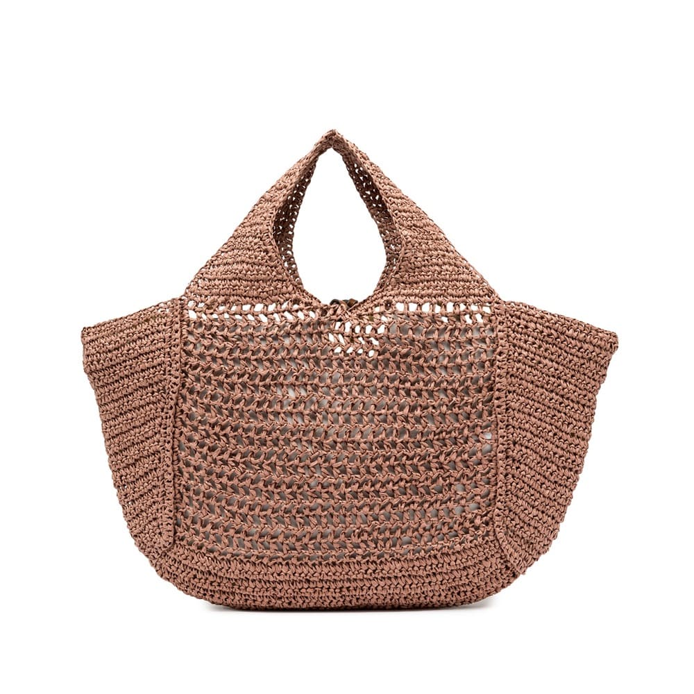Bolso rosa crochet asas Gianni Chiarini elegante foto 4