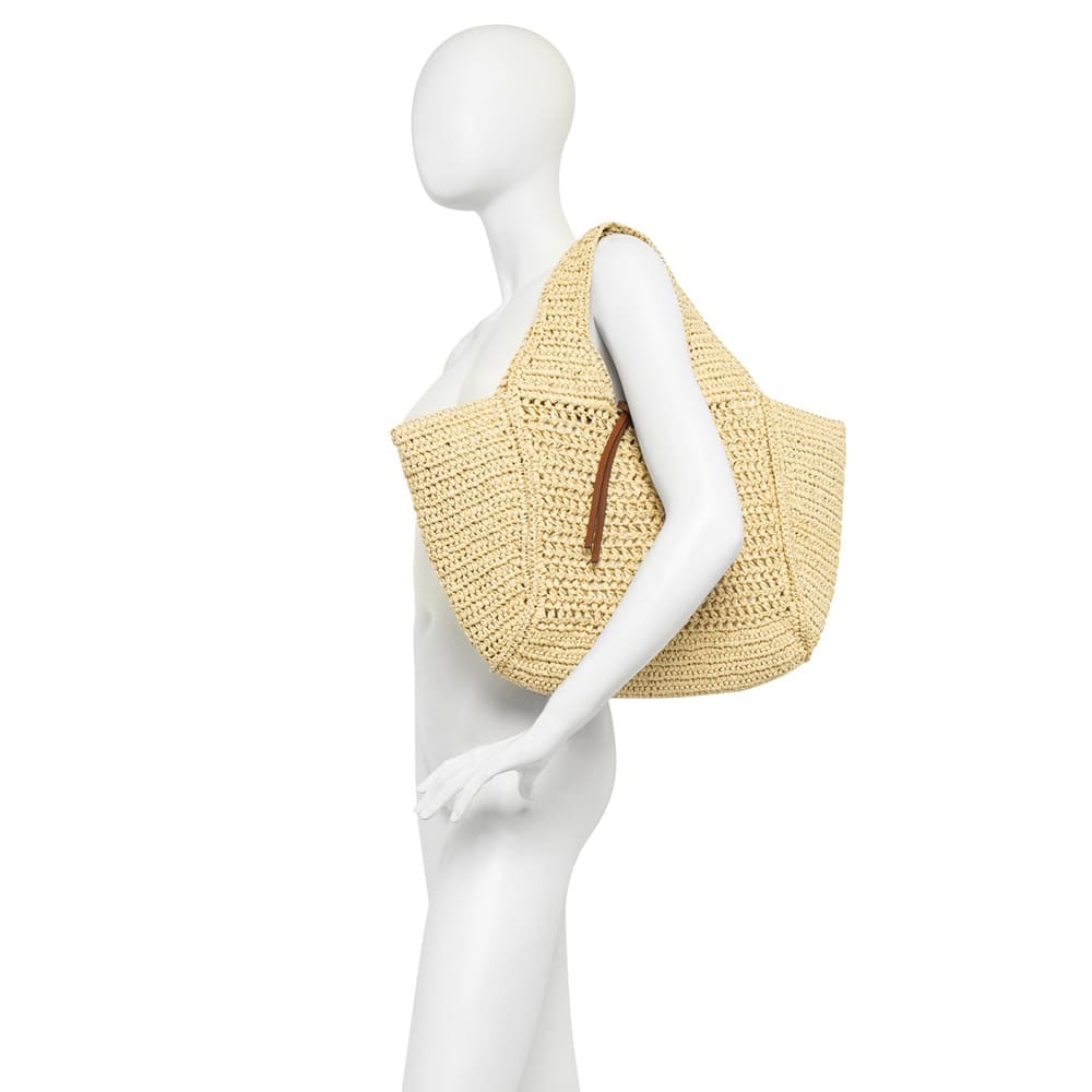 Bolso Gianni Chiarini crochet beig elegante foto 2