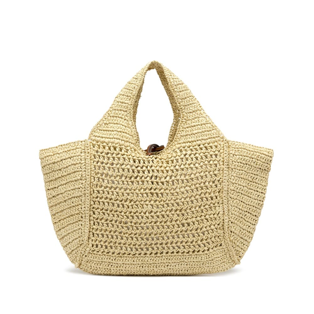 Bolso Gianni Chiarini crochet beig elegante foto 4