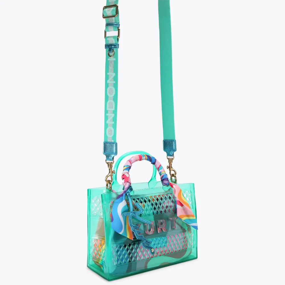 Bolso tote vinilo verde Kurt Geiger | Carrilé foto 3