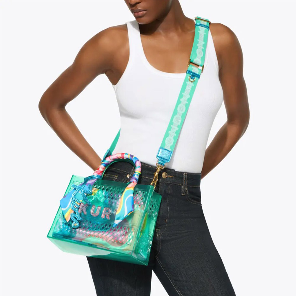 Bolso tote vinilo verde Kurt Geiger | Carrilé foto 4