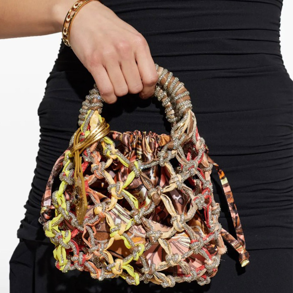 Bolso mano brillantes multicolor Kurt Geiger | Carrilé foto 2