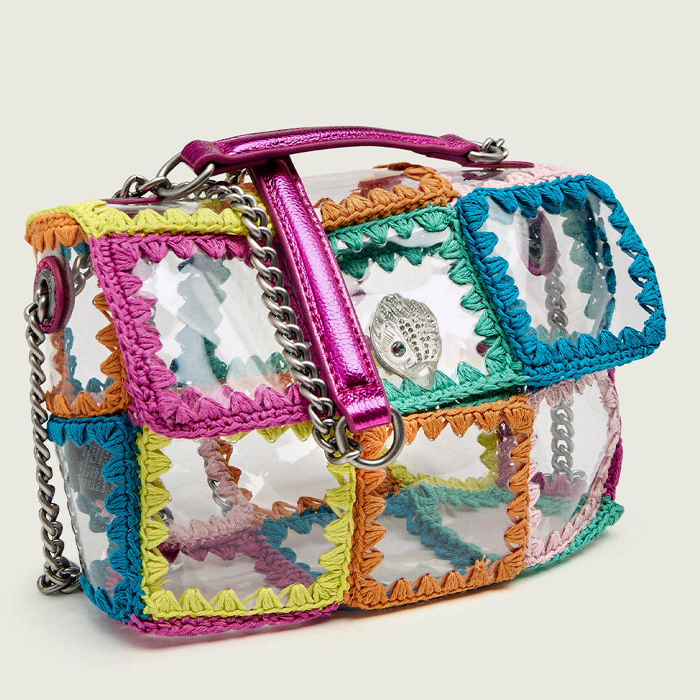 Bolso hombro ganchillo y vinilo Kurt Geiger | Carrilé foto 3