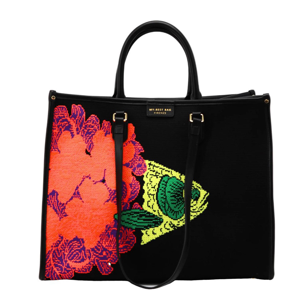 Bolso tote tejido Jacquard My Best Bag S1-MYB-2209