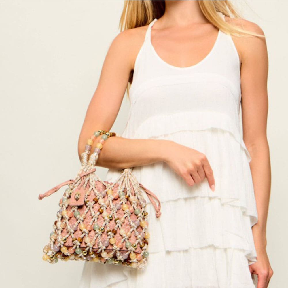 Bolso Mano Red Adornos Multicolor Kurt Geiger foto 2