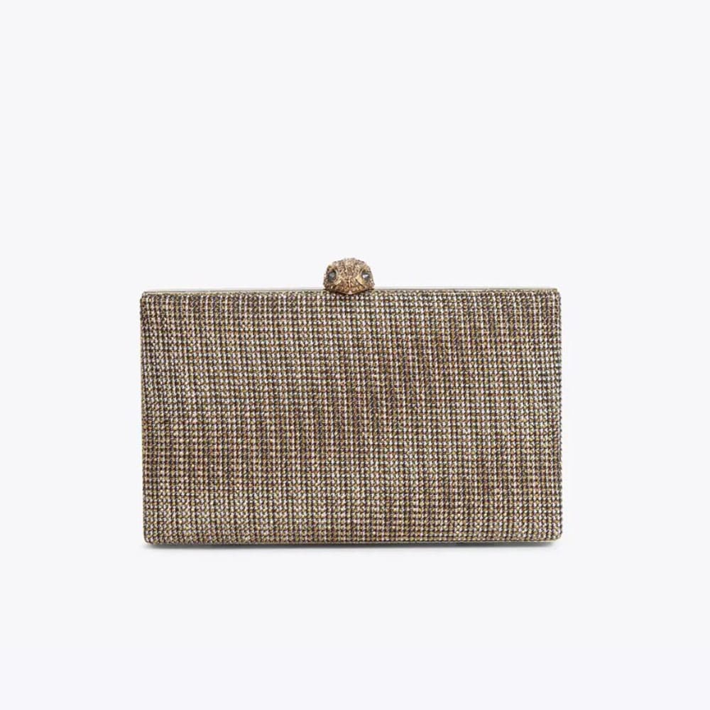 Cartera mano cadena dorada Kurt Geiger 9102940609