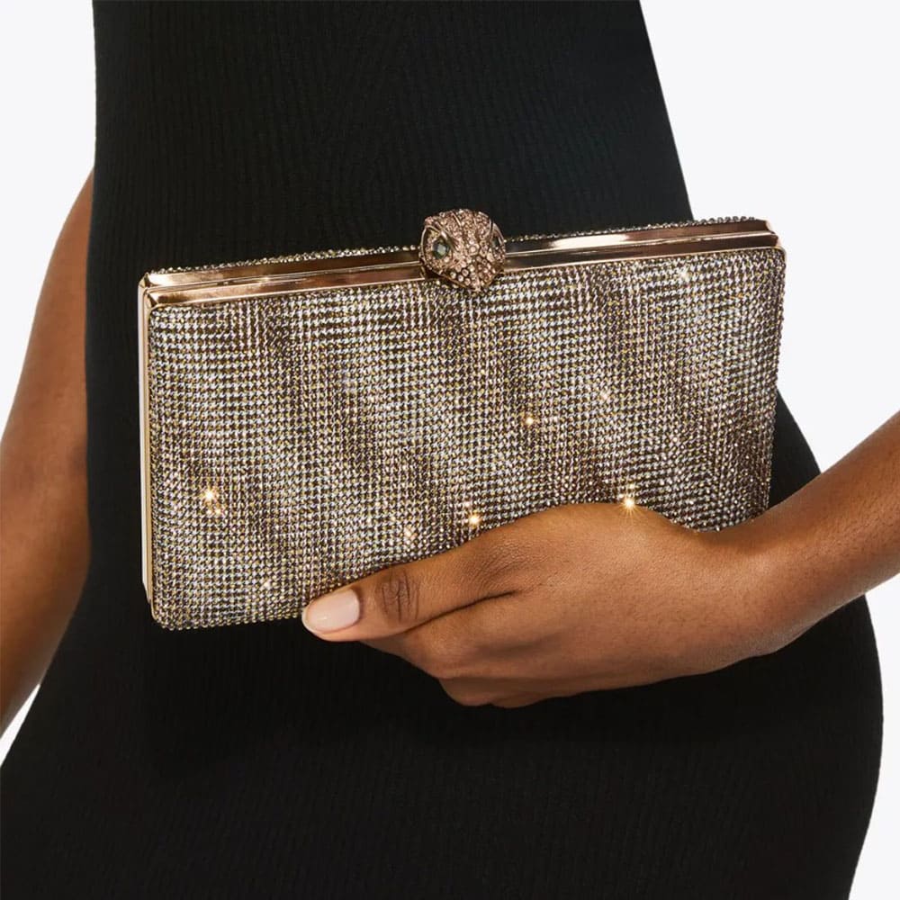 Cartera Mano Cadena Dorada Kurt Geiger foto 2