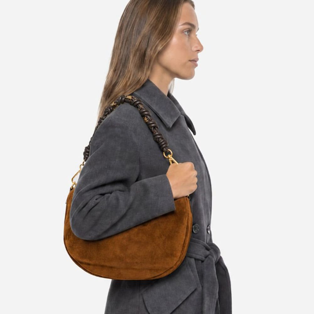 Bolso hombro ante coñac Gianni Chiarini foto 2