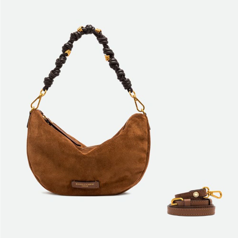 Bolso hombro ante coñac Gianni Chiarini foto 3