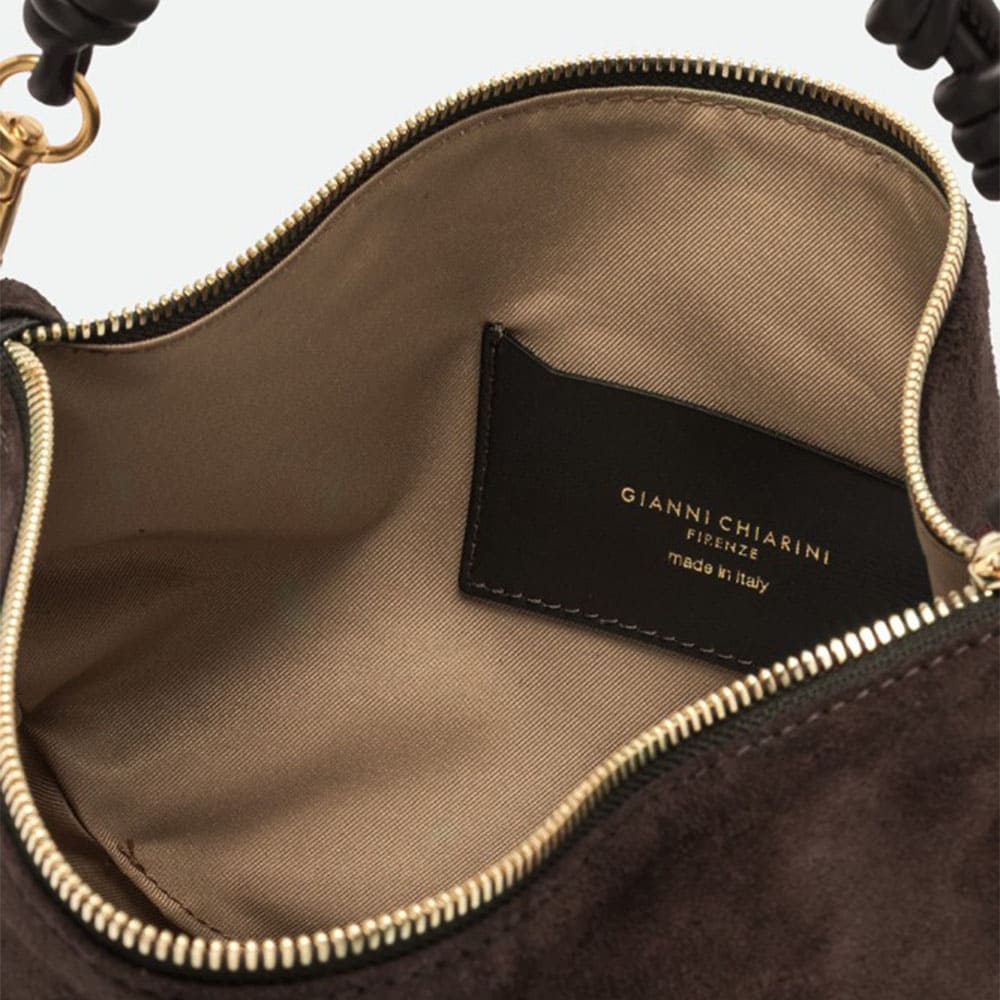 Bolso piel marrón asa cremallera Gianni Chiarini foto 4