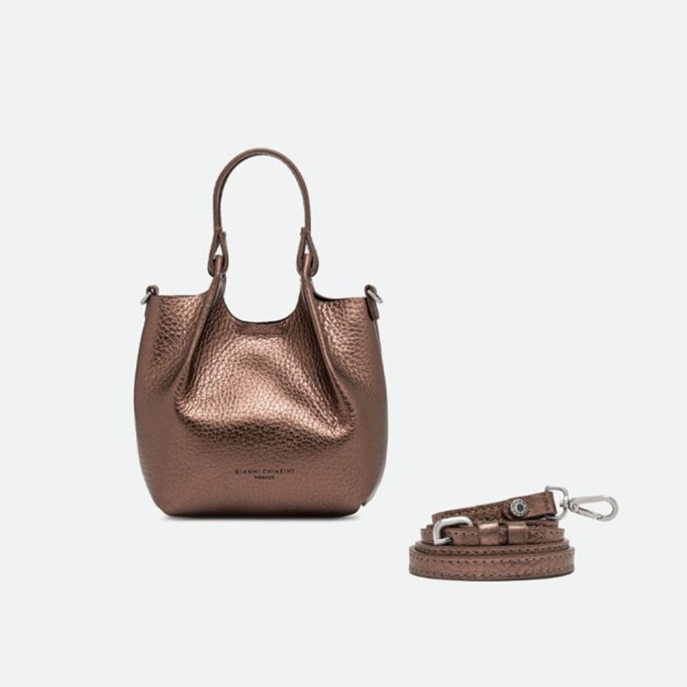 Bolso pequeño asa bronce Gianni Chiarini | Carrilé foto 3