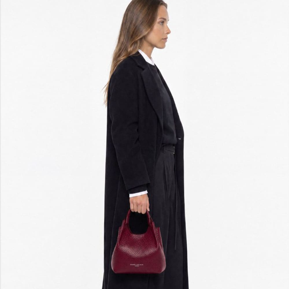 Gianni Chiarini bolso mini piel burdeos asa | Carrilé foto 2