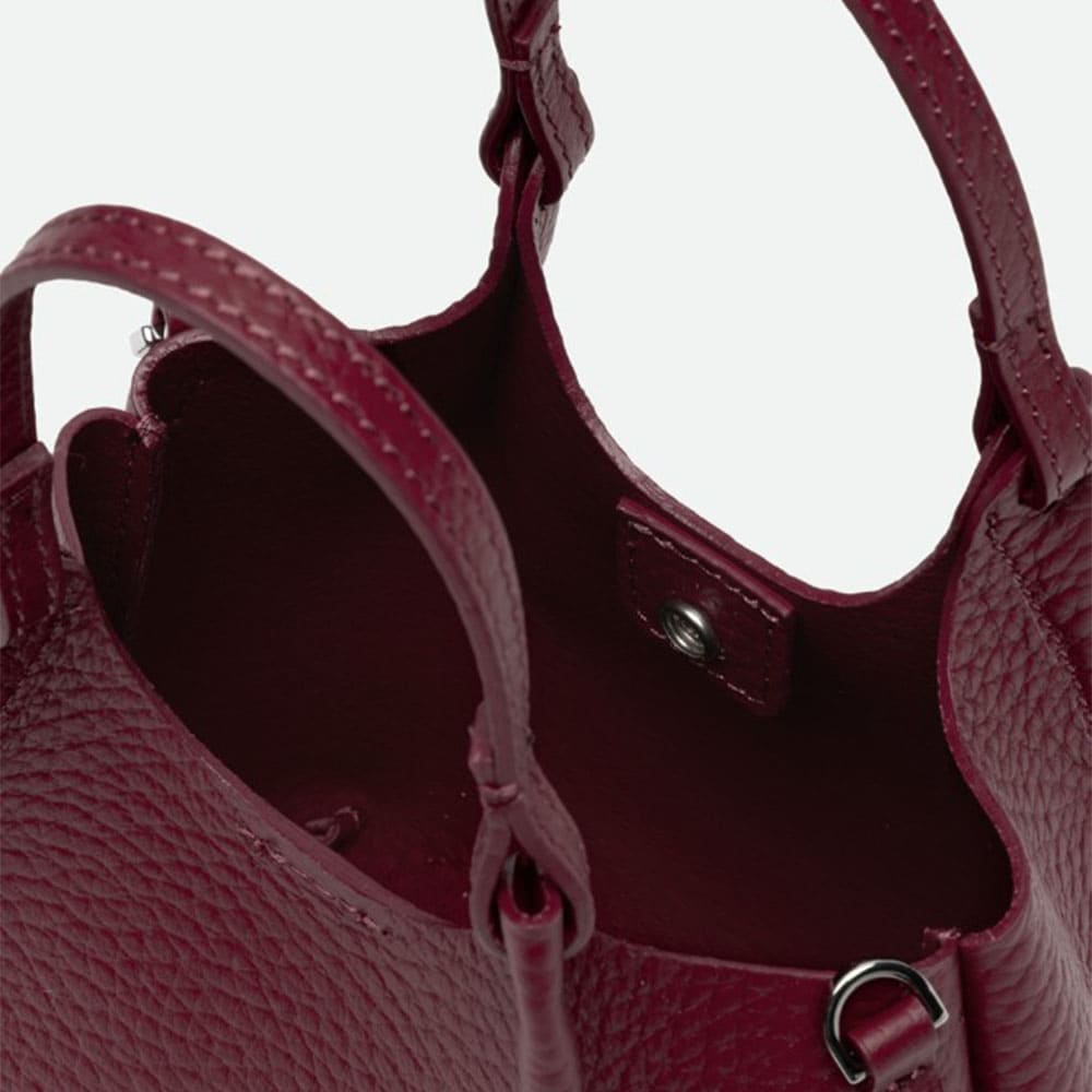 Gianni Chiarini bolso mini piel burdeos asa | Carrilé foto 4