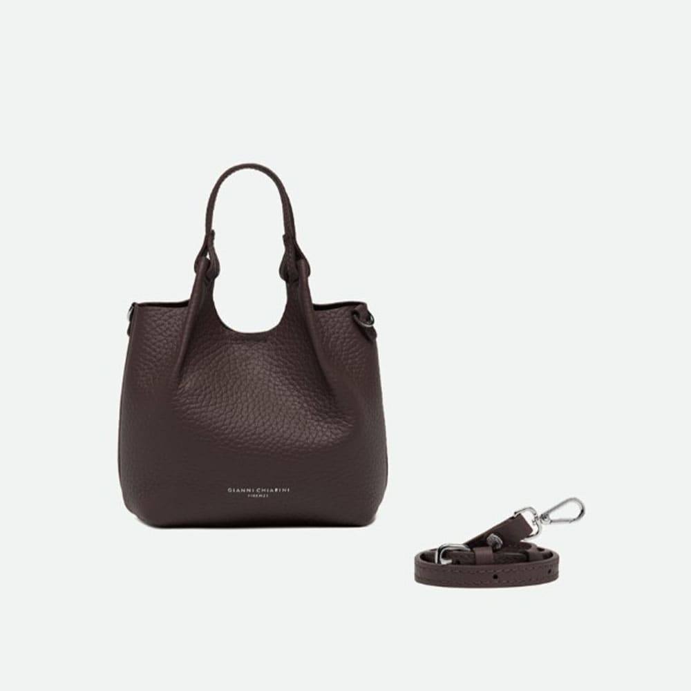 Bolso asa y cruzado piel marrón Gianni Chiarini | Carrilé foto 3