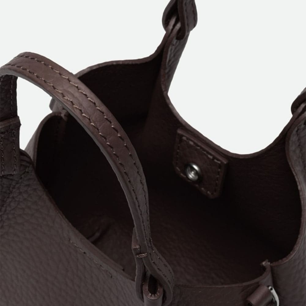 Bolso asa y cruzado piel marrón Gianni Chiarini | Carrilé foto 4