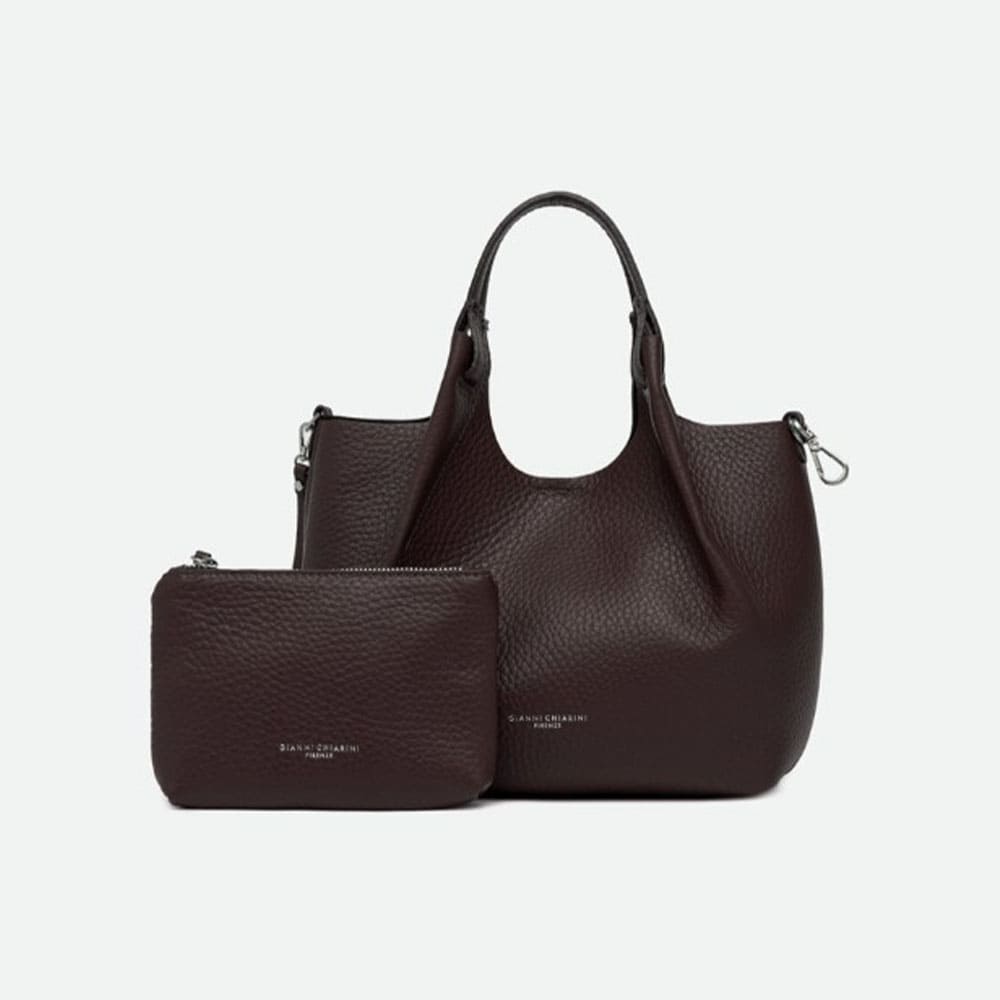 Bolso marrón piel asa y correa Gianni Chiarini | Carrilé foto 4