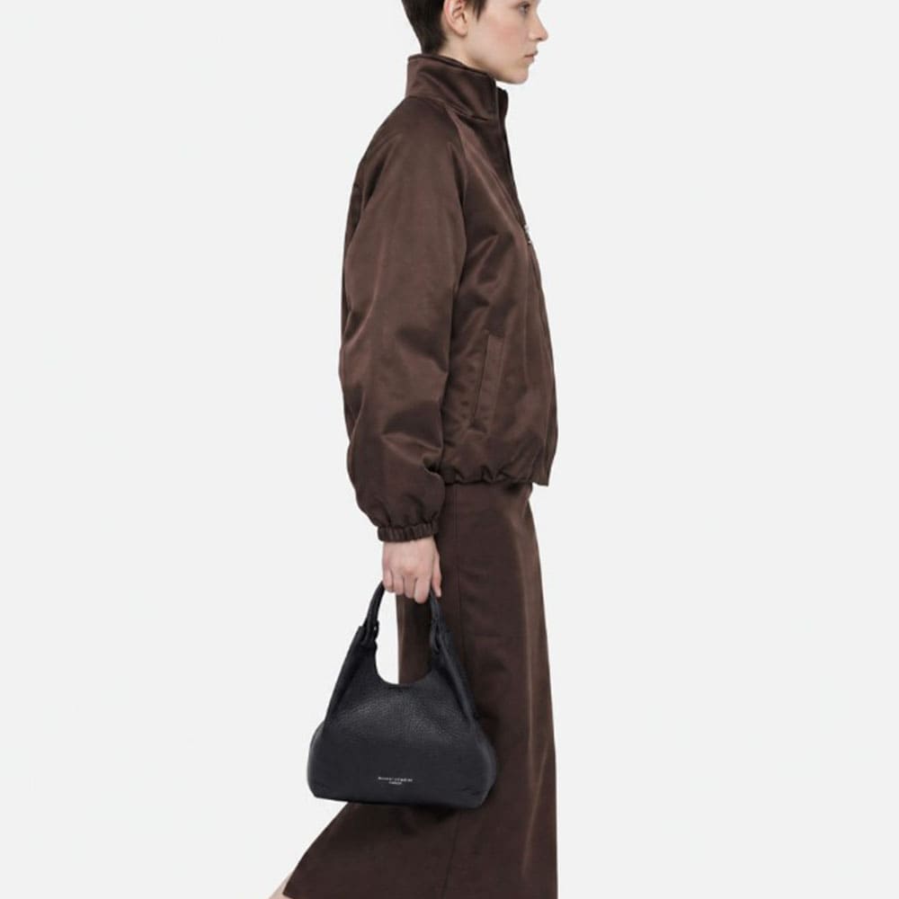 Bolso Gianni Chiarini azul piel granulada foto 2