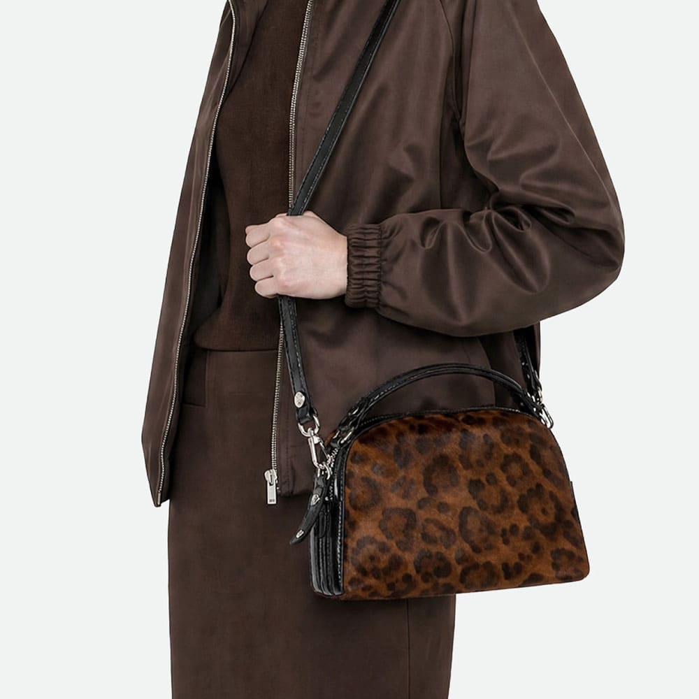 Bolso pelo leopardo bandolera Gianni Chiarini | Carrilé foto 2
