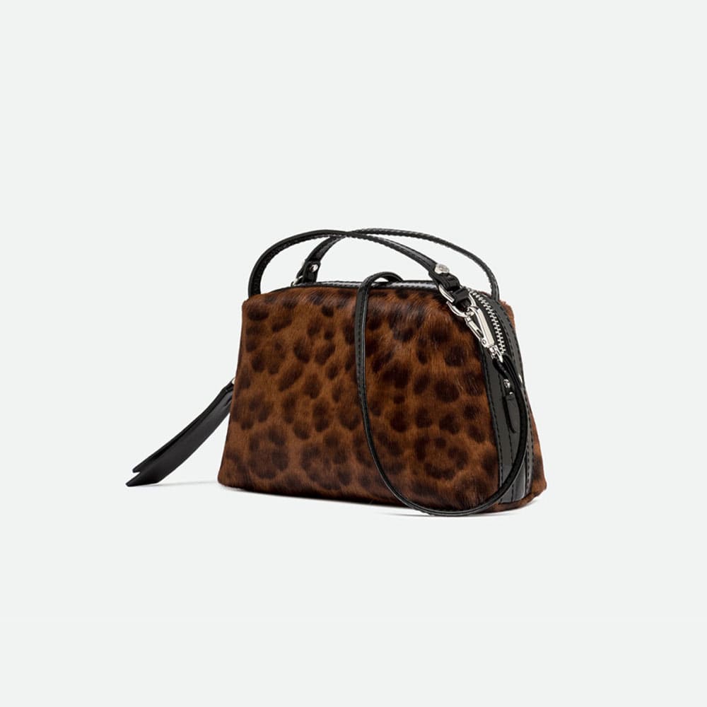 Bolso pelo leopardo bandolera Gianni Chiarini | Carrilé foto 4